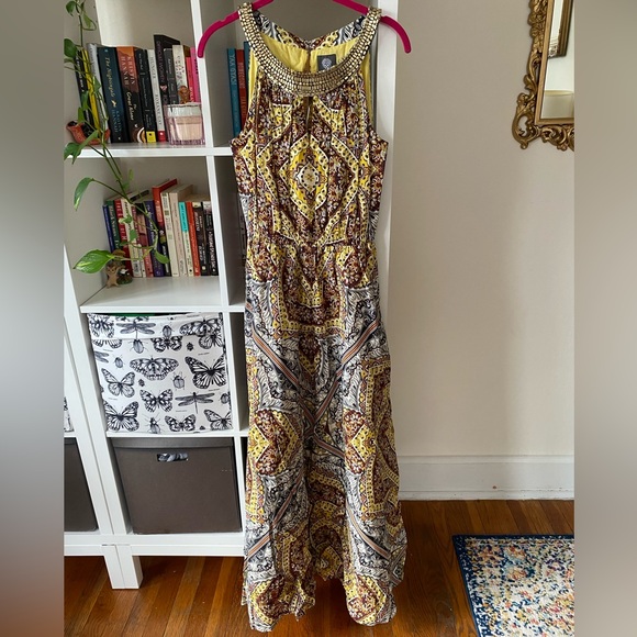 Vince Camuto Dresses & Skirts - Vince Camuto Linen Halter Neck Dress